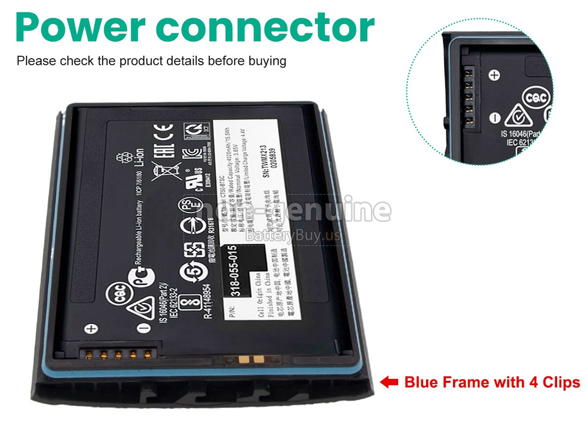 battery for Honeywell 318-055-005