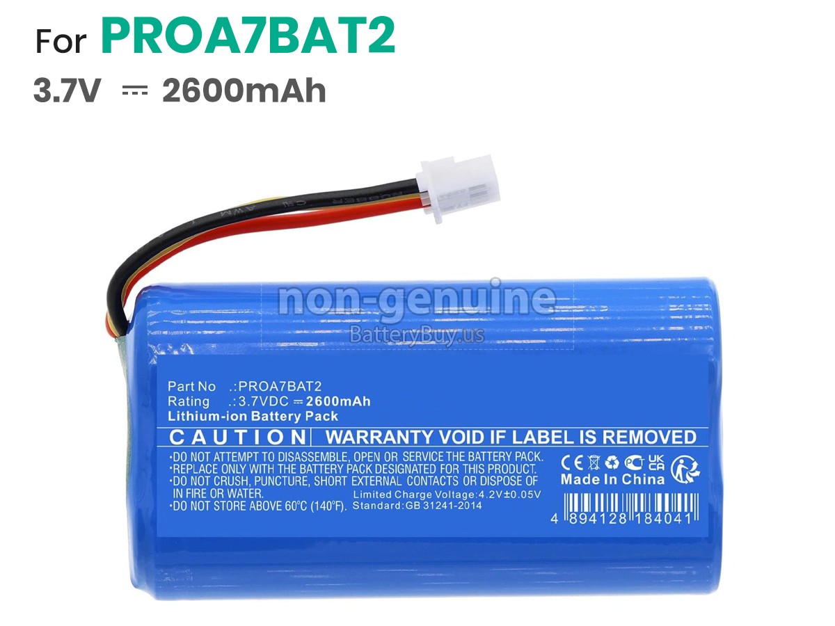 battery for Honeywell HOME PROA7