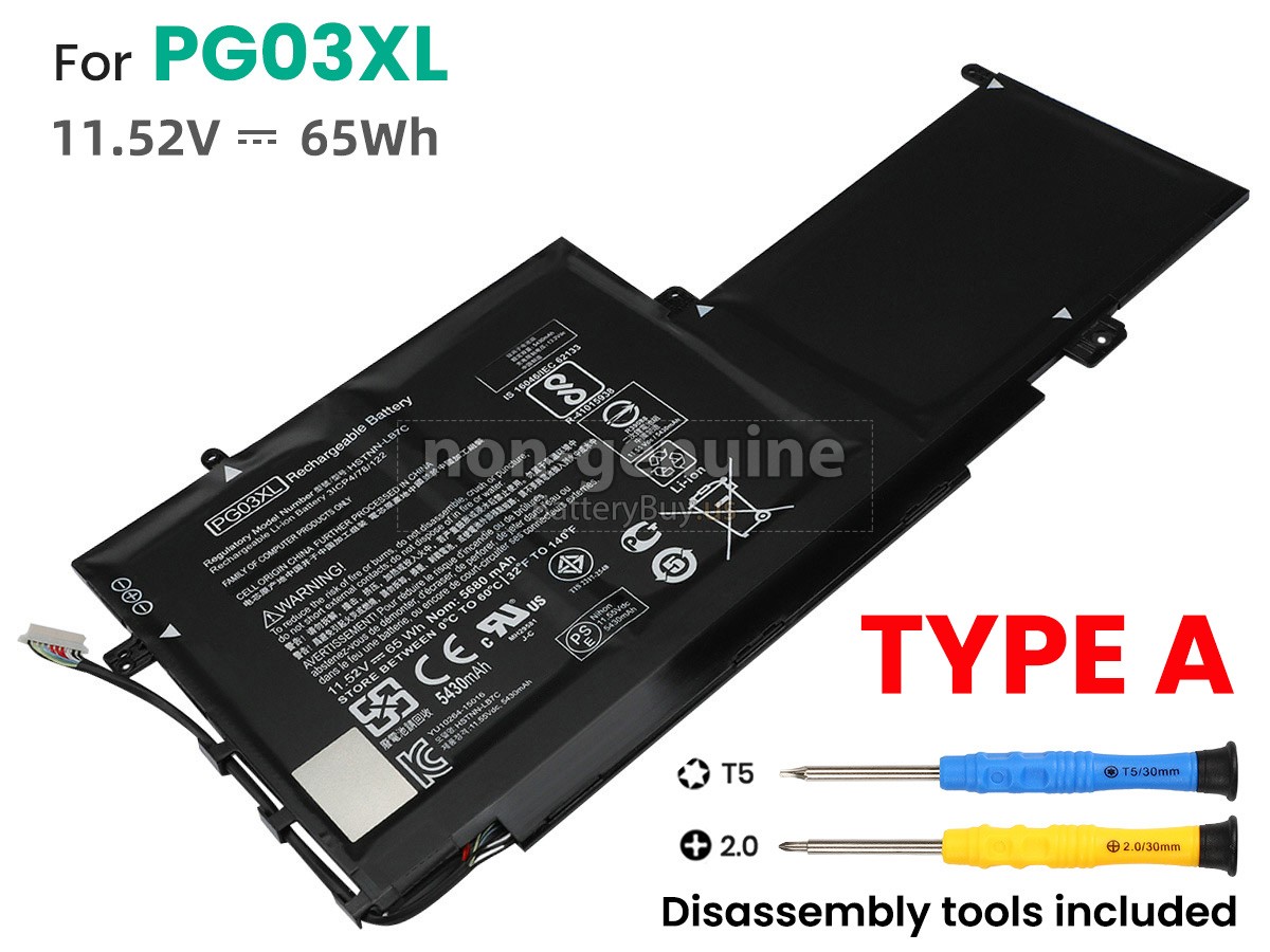 battery for HP PG03