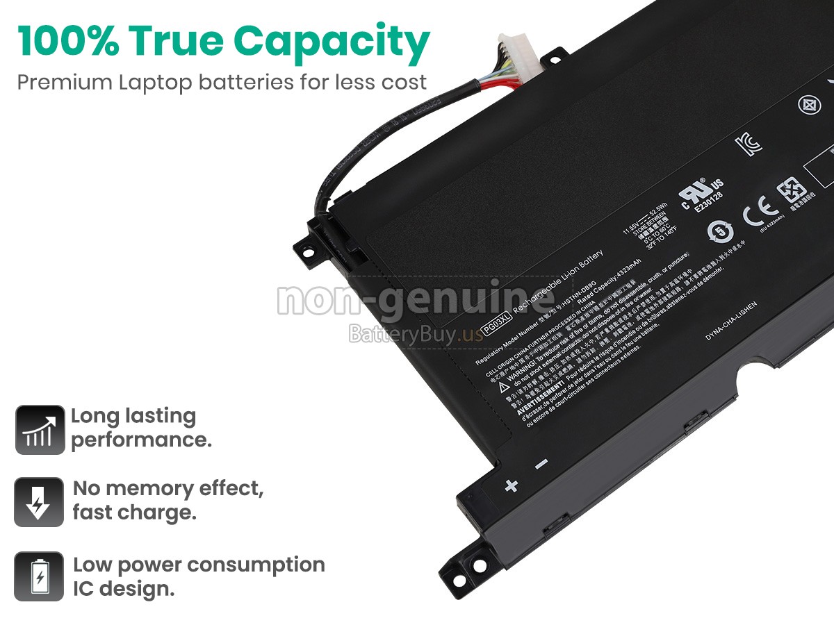 battery for HP PG03