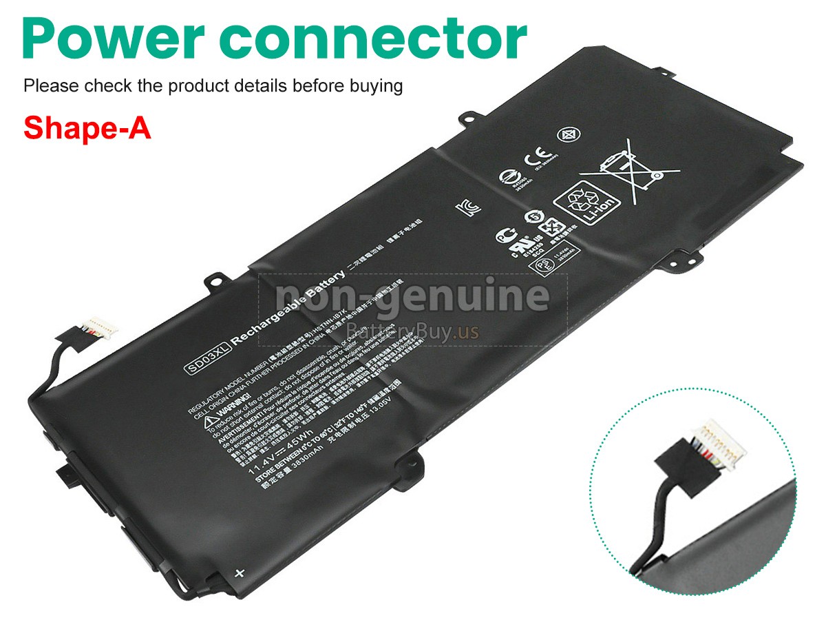 battery for HP SD03XL