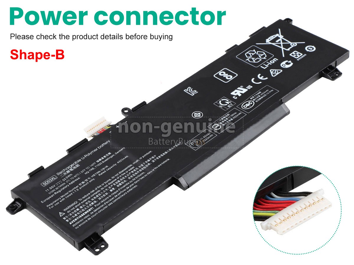battery for HP SD03XL
