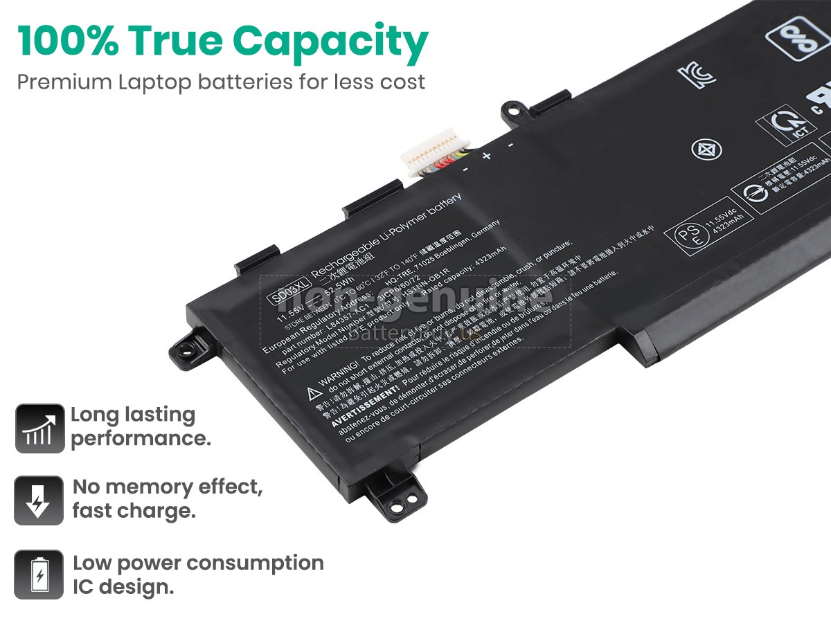 battery for HP SD03XL