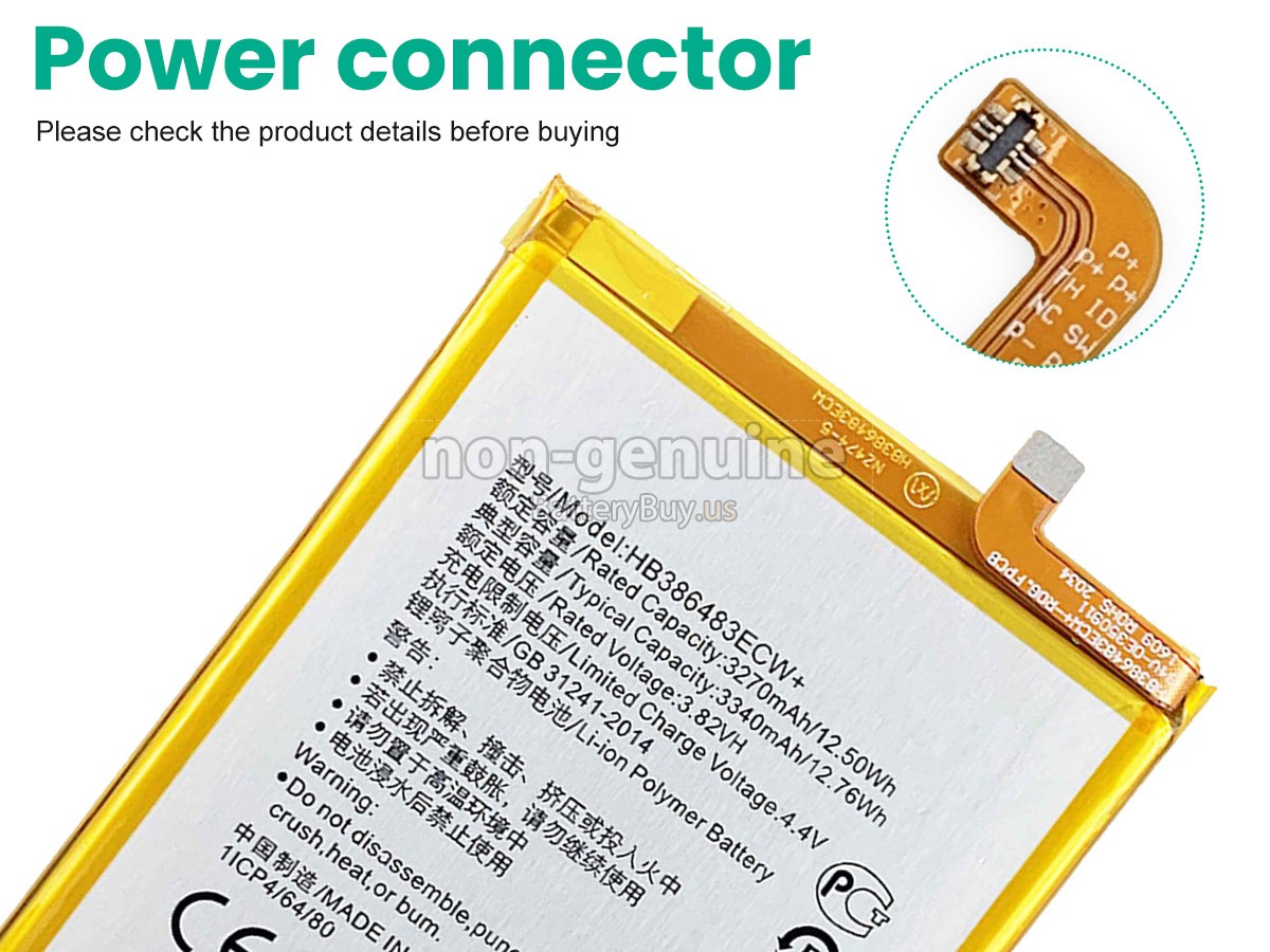 battery for Huawei HONOR 6X DUAL SIM TD-LTE