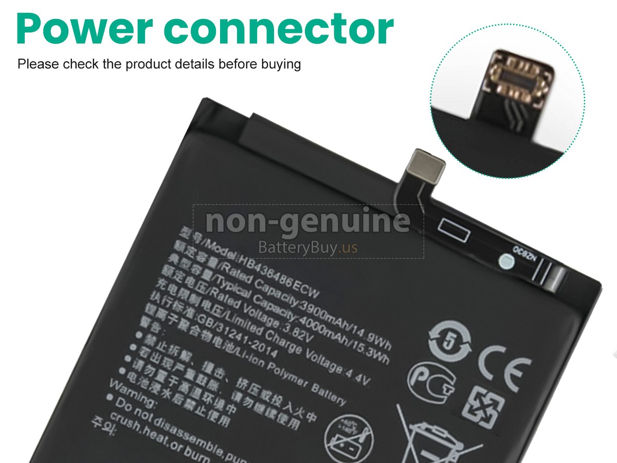 battery for Huawei HONOR VIEW 20 V20 PCT-TL10