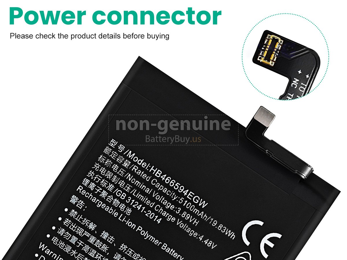 battery for Huawei HONOR PLAY 40 WDY-AN00