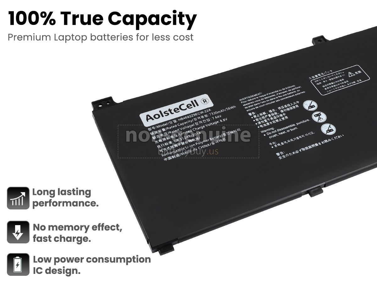 battery for Huawei MATEBOOK D15 (2020)