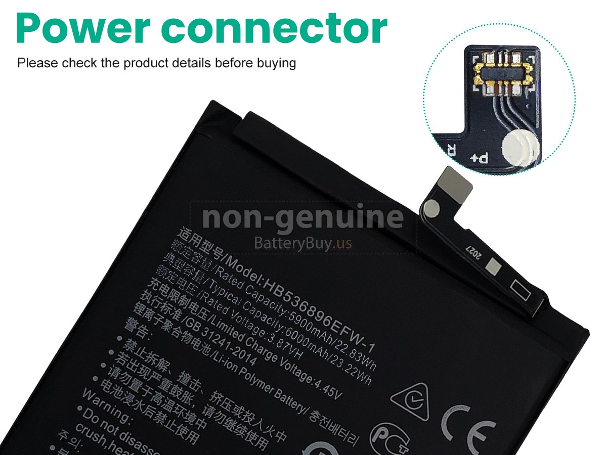 battery for Huawei MGA-LX9N