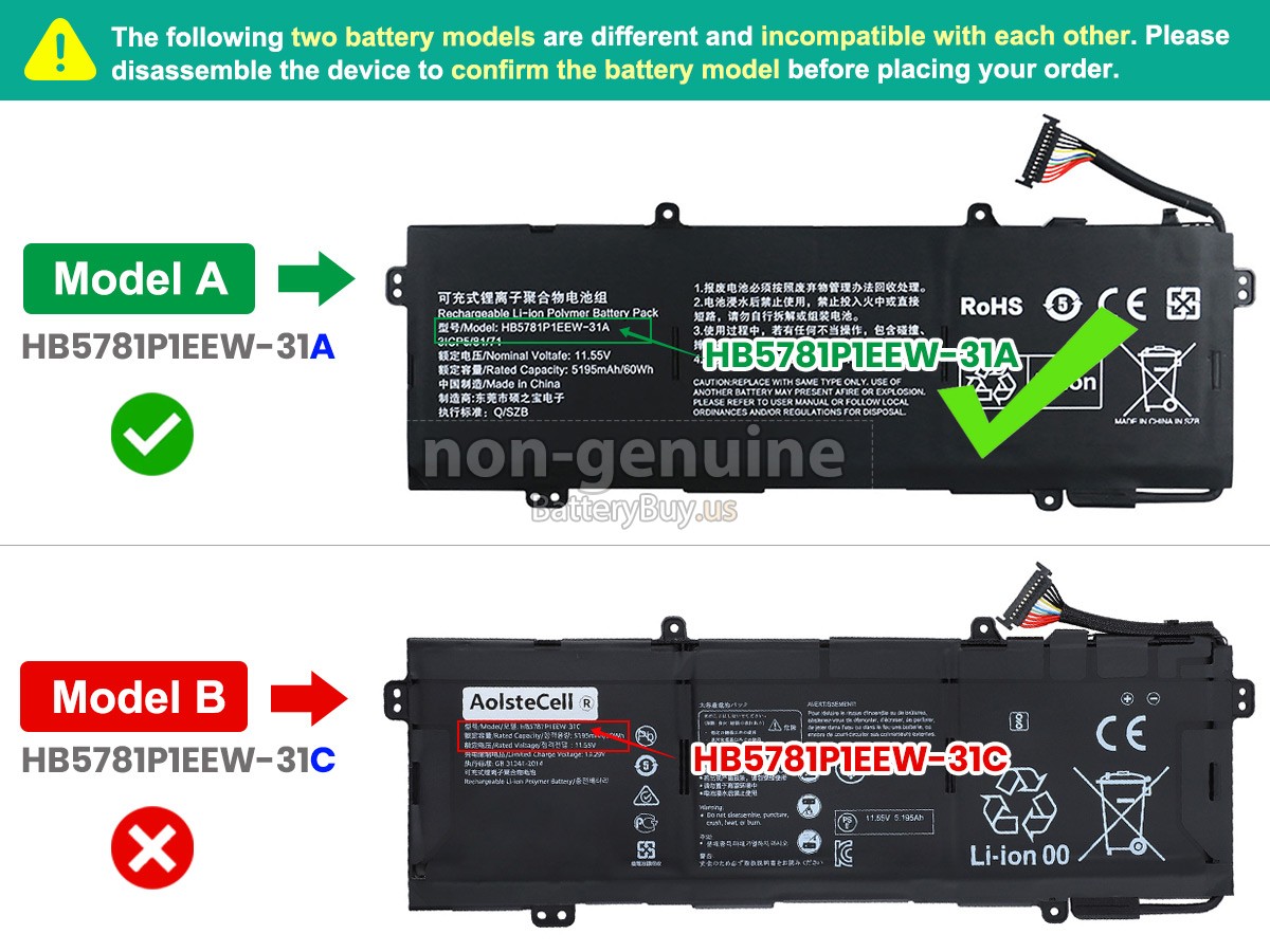 battery for Huawei HKD-W76