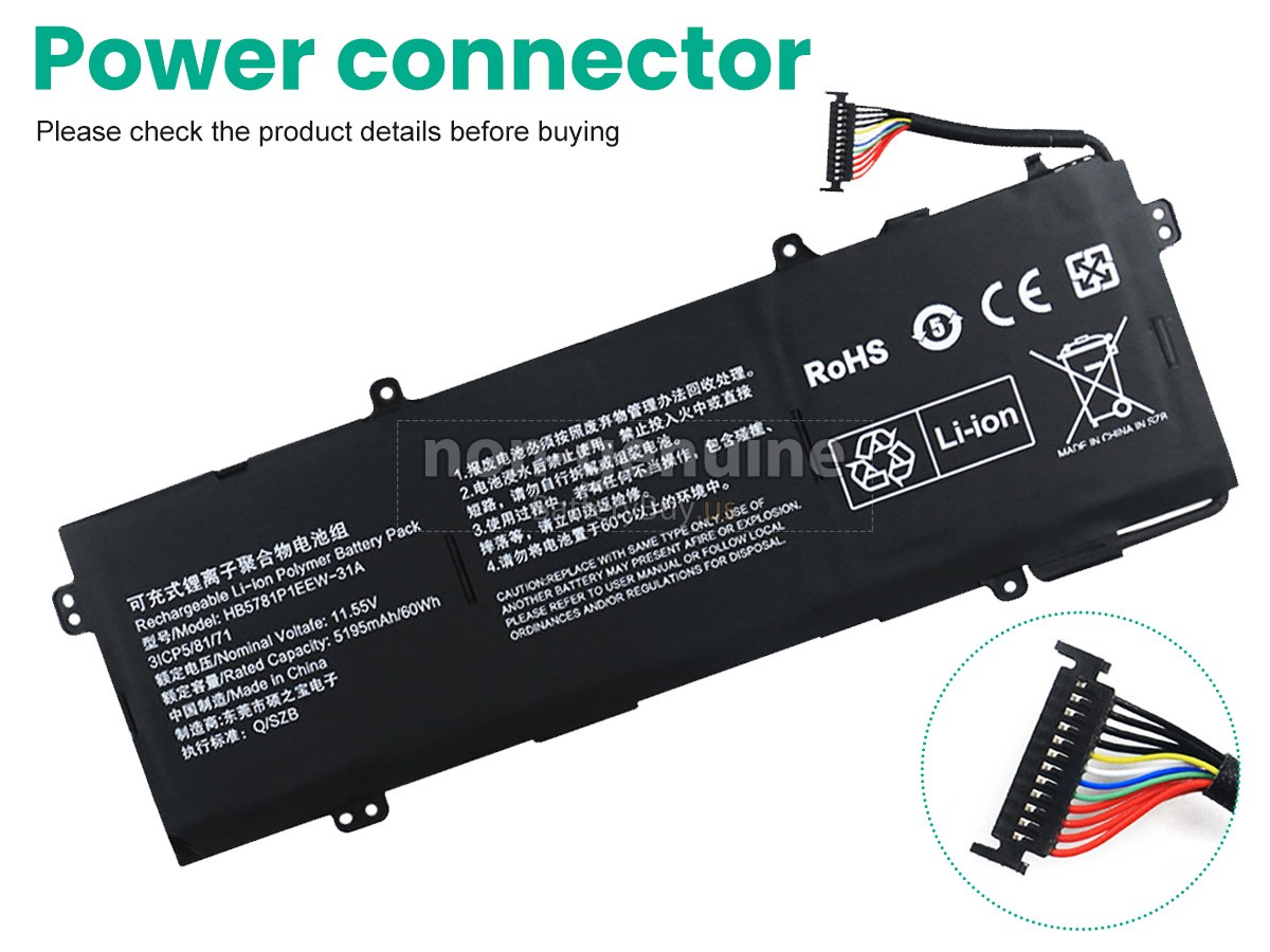 battery for Huawei HKD-W76
