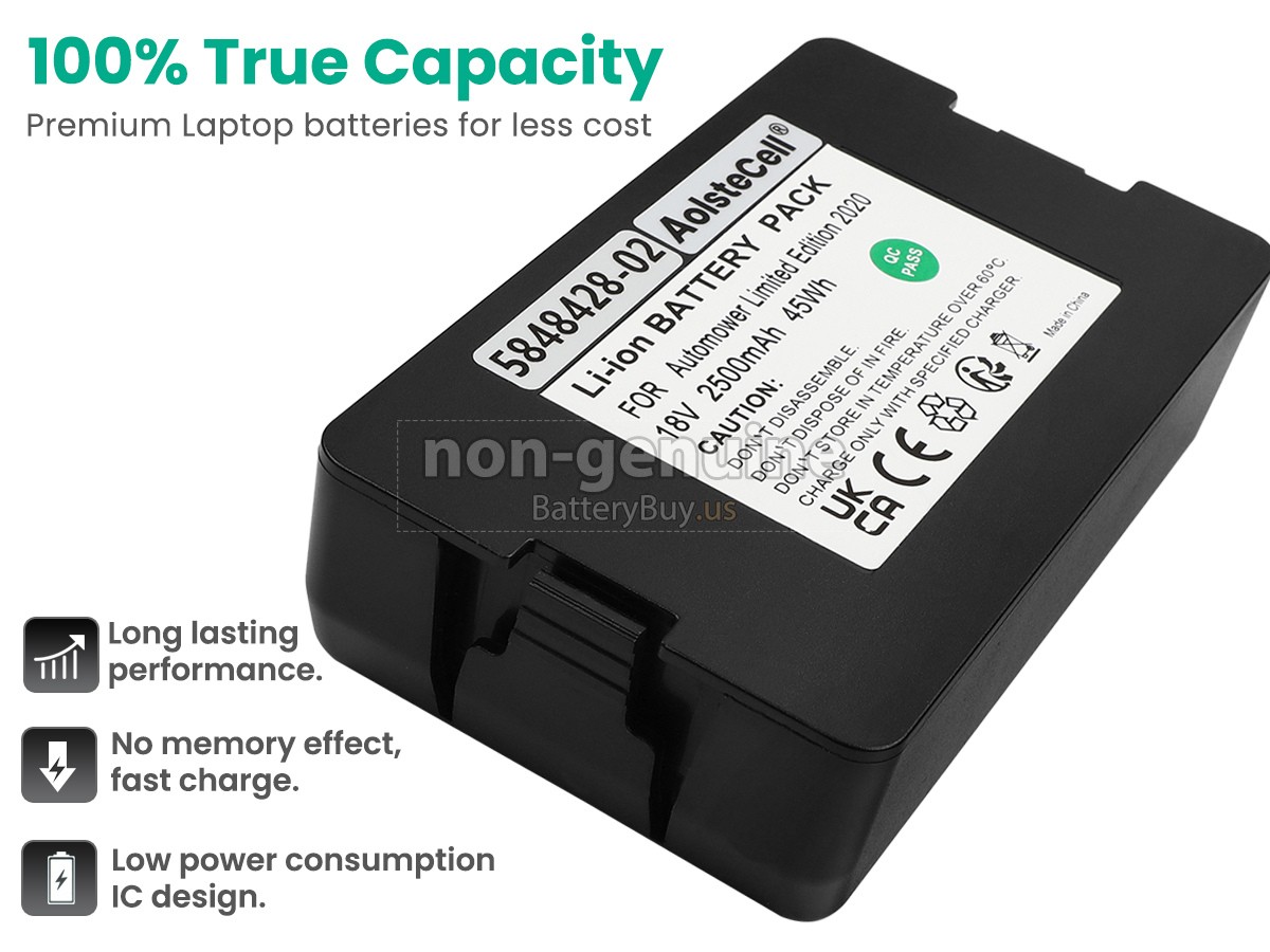 battery for Husqvarna AUTOMOWER 520 2021