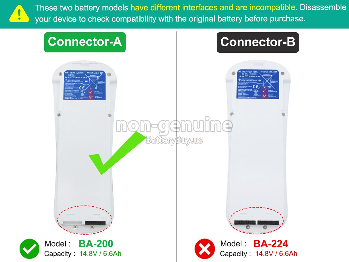 battery for Inogen BA-203