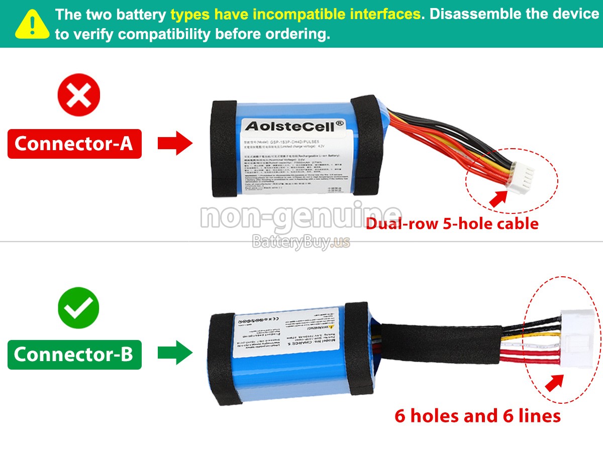 battery for JBL GSP-1S3P-CH4D
