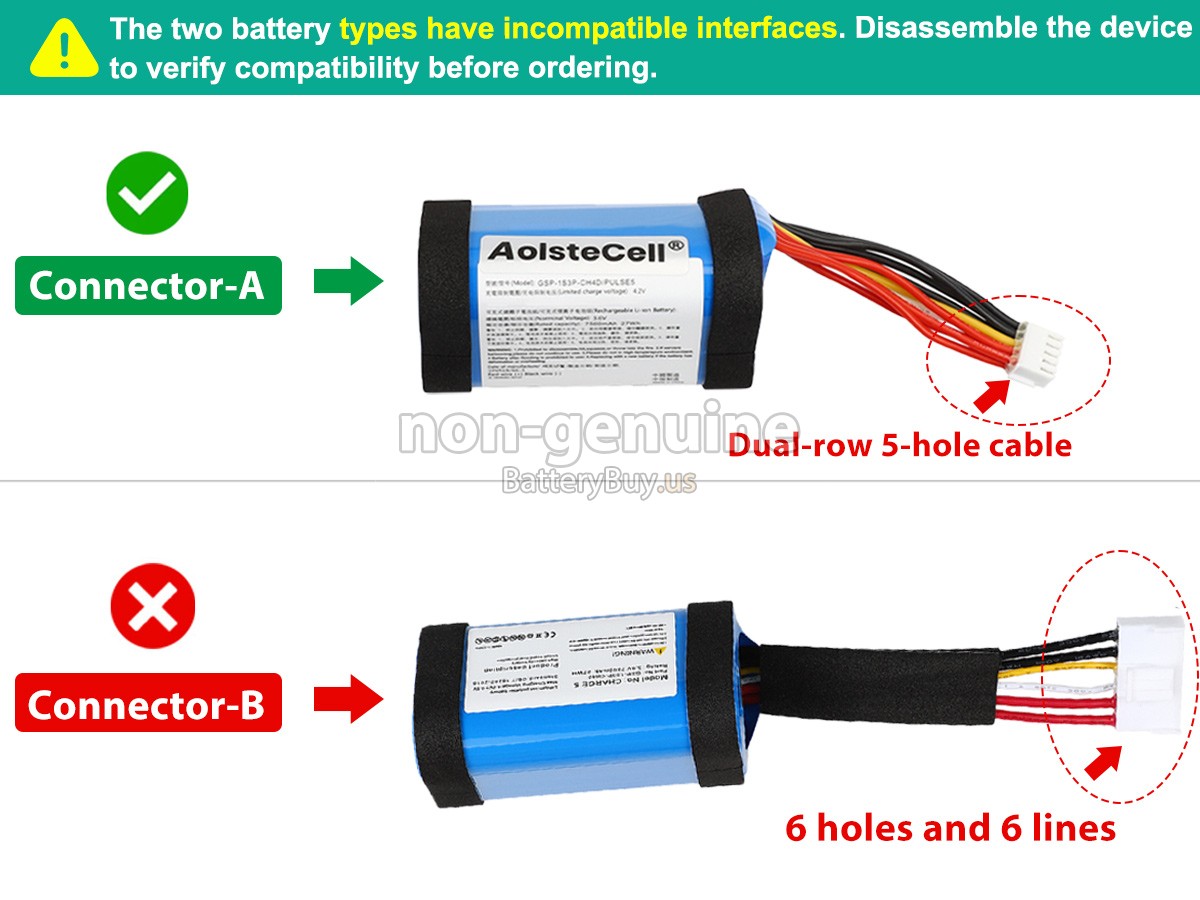 battery for JBL GSP-1S3P-CH4D