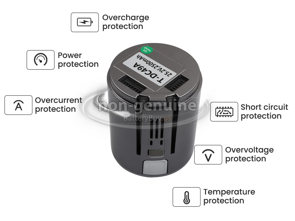 battery for JIMMY T-DC49A