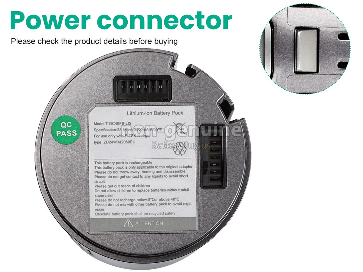 battery for JIMMY H9 FLEX