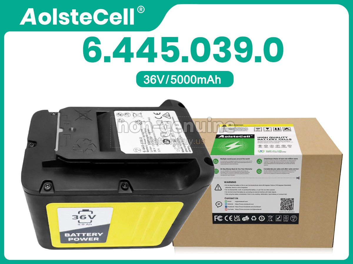 battery for Karcher 36V 6.445-039.0