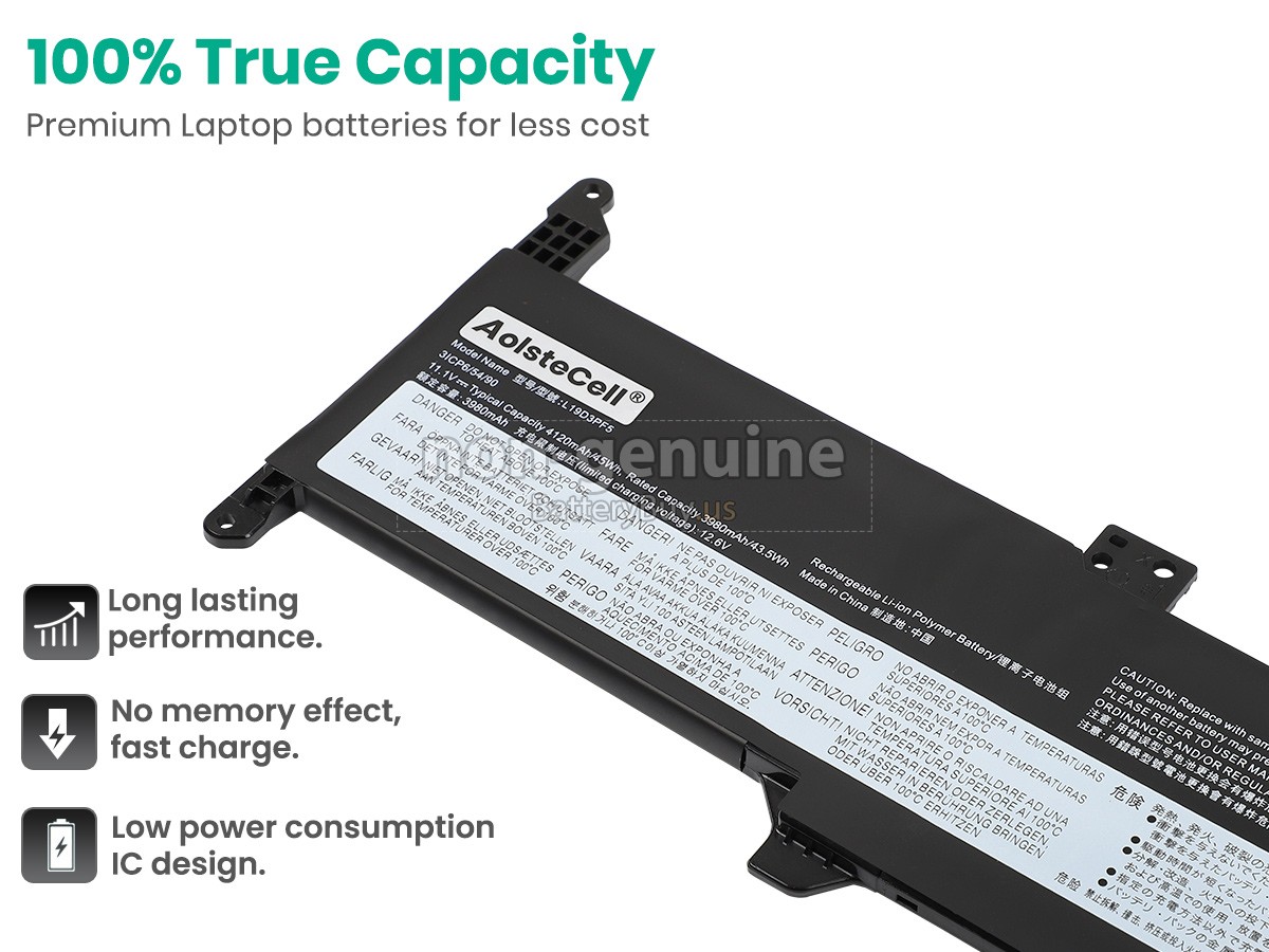 battery for Lenovo L19D3PF5