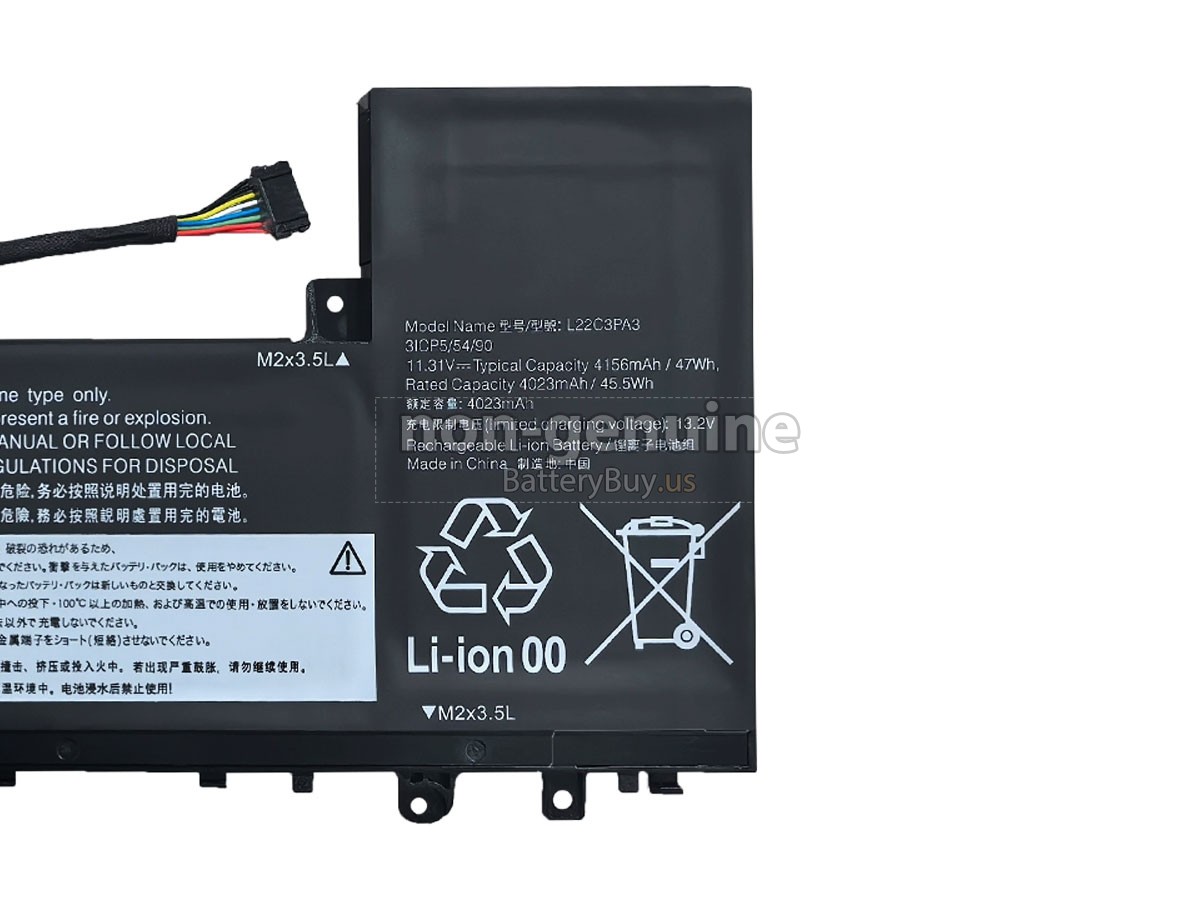 battery for Lenovo IdeaPad SLIM 5 16AHP9-83DD002LLM
