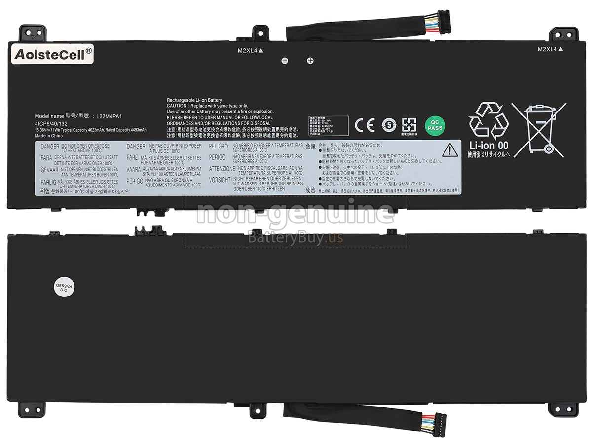 battery for Lenovo YOGA 7 16ARP8-83BS000KMX