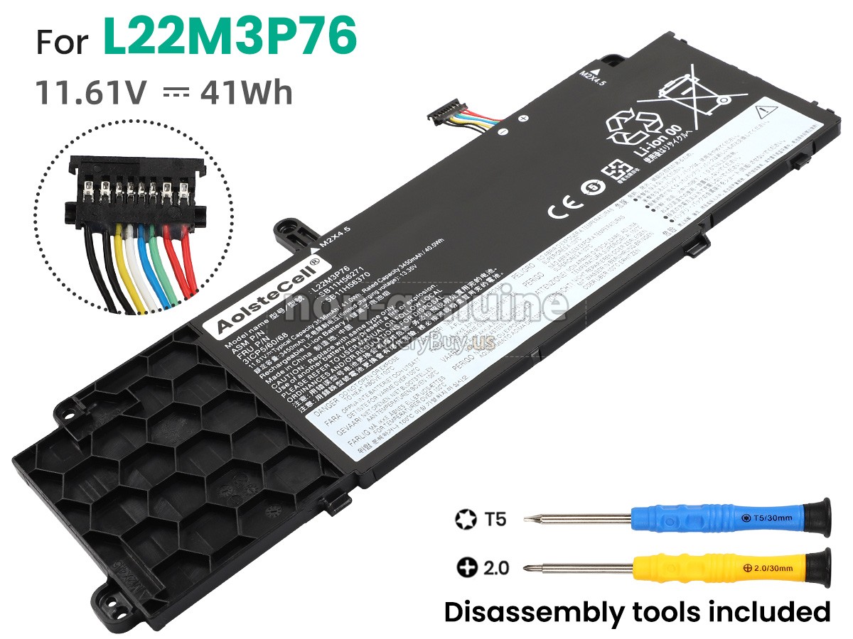 battery for Lenovo L22M3P76