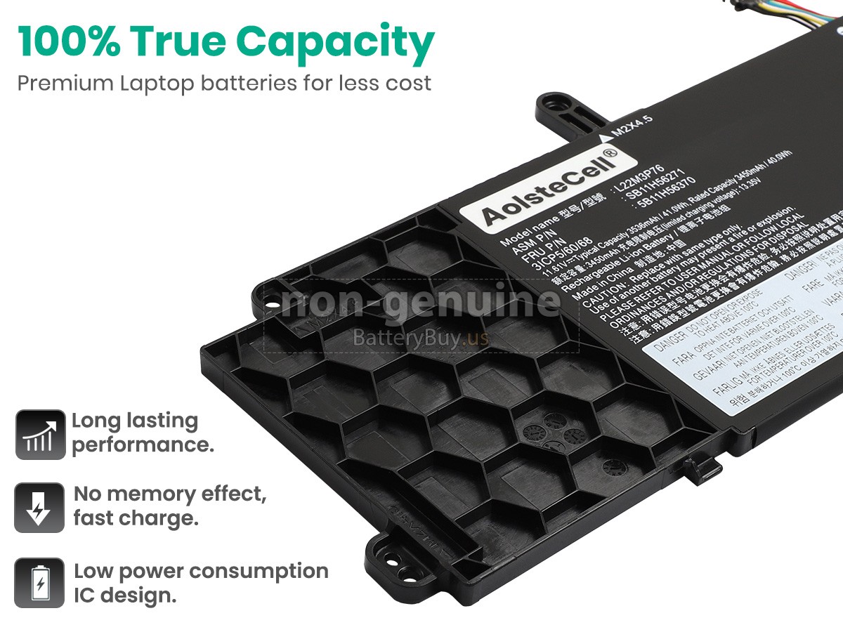 battery for Lenovo L22M3P76