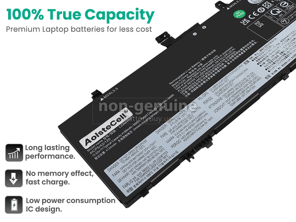 battery for Lenovo YOGA SLIM 6 14IAP8-82WU0087MX