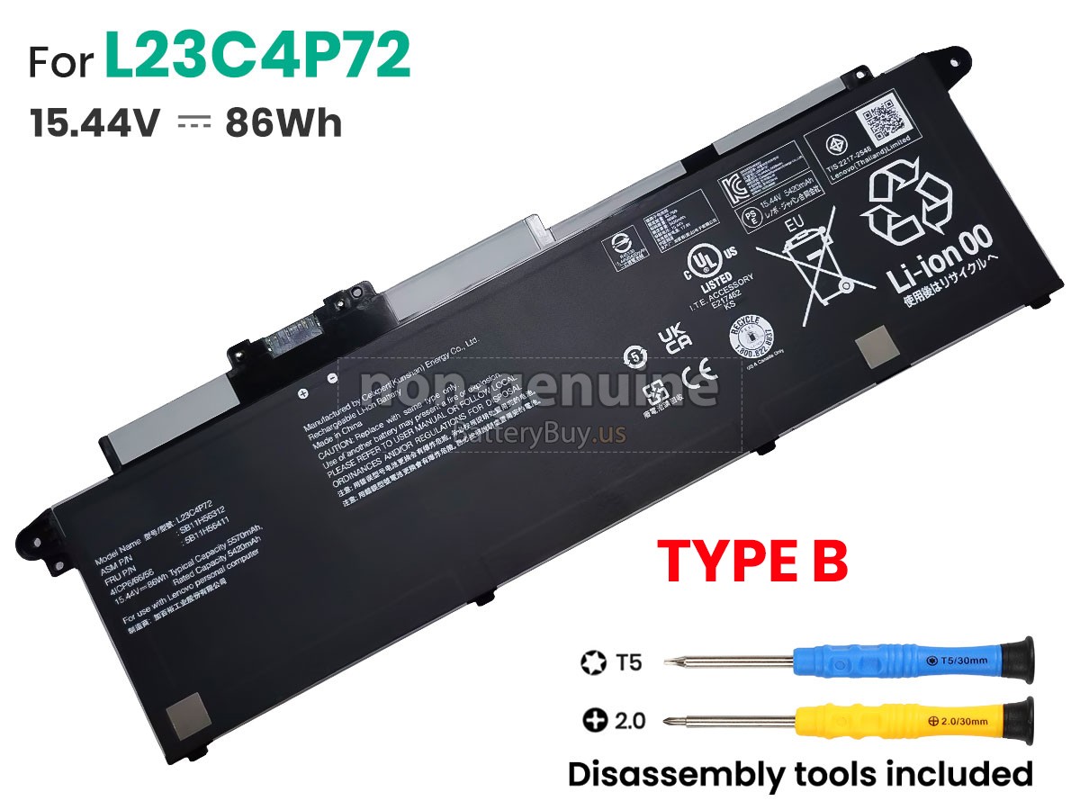battery for Lenovo ThinkPad T16 GEN 3-21MN006KMD