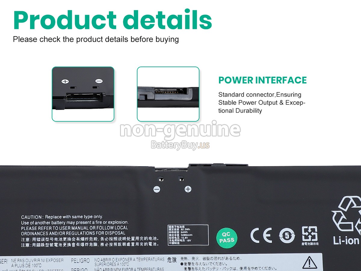 battery for Lenovo IdeaPad PRO 5 16IMH9-83D4007DSB
