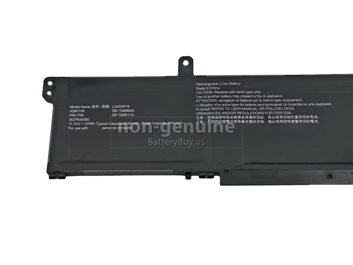 battery for Lenovo ThinkPad P16S GEN 4-21QV001VMA