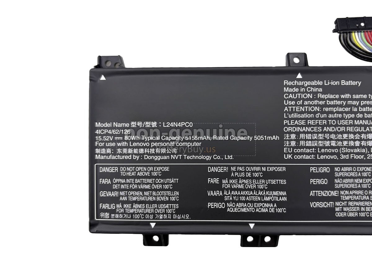 battery for Lenovo LEGION PRO 5 16IRX10-83NN0031LM