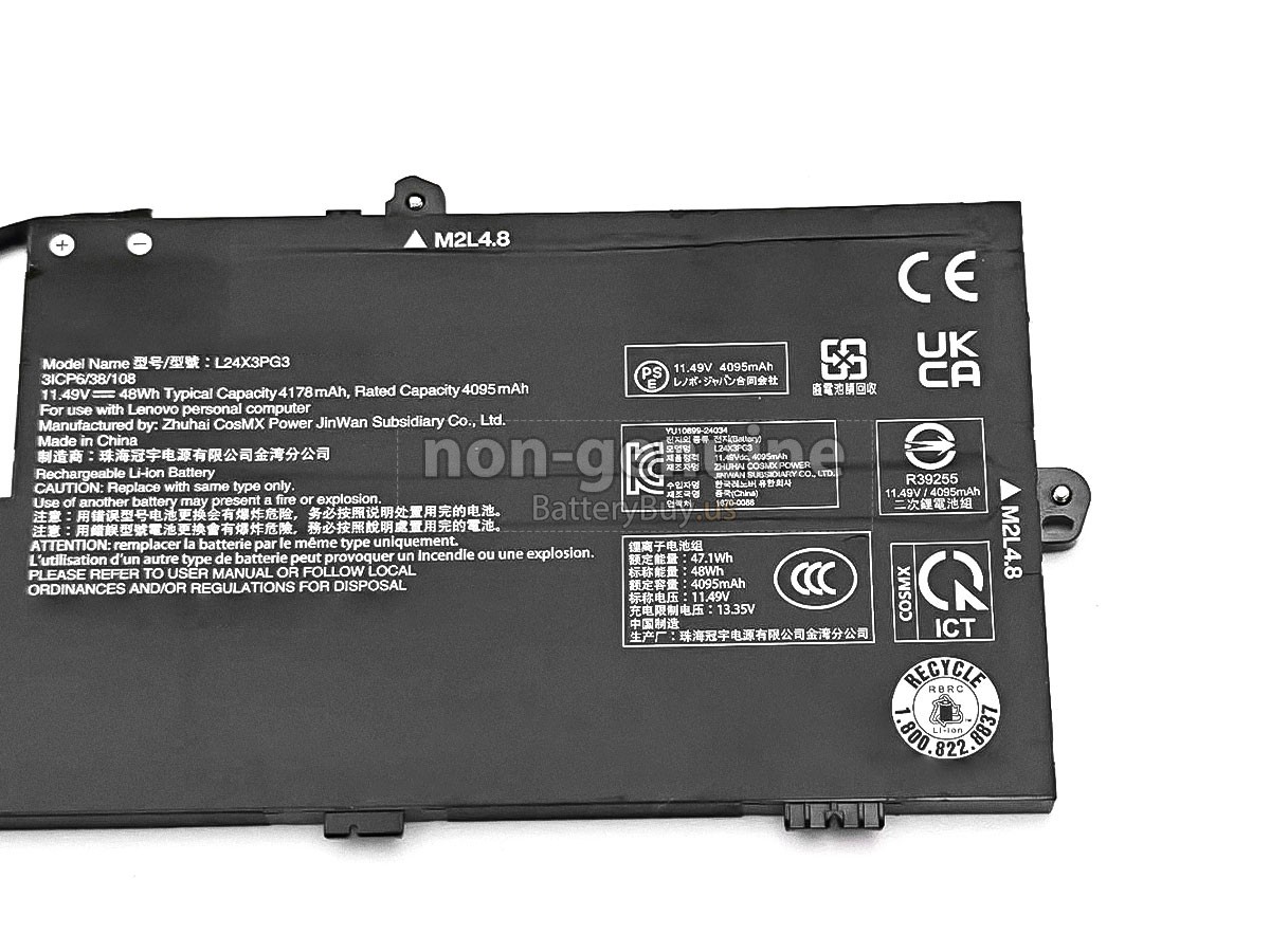 battery for Lenovo 5B11Q73053