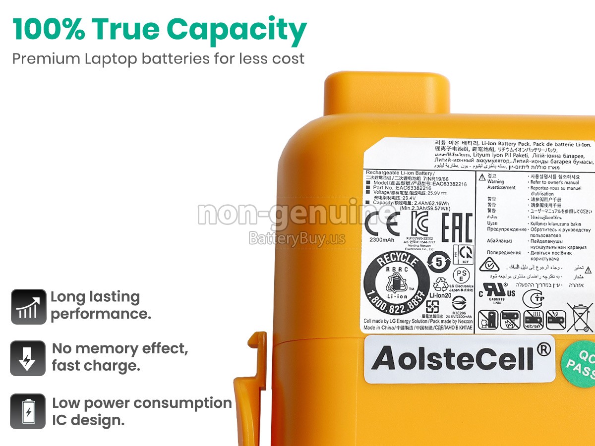 battery for LG A9X-STEAM.ECBBLTT