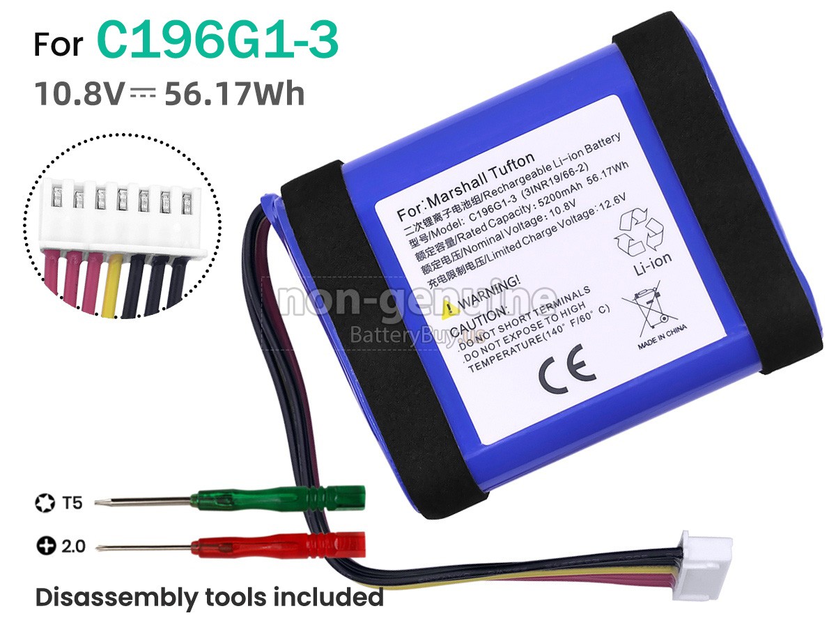 battery for Marshall C196G1-3