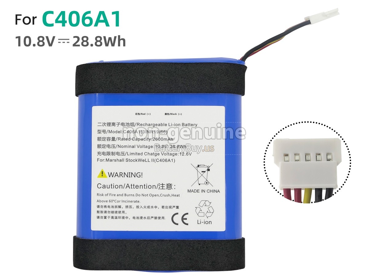 battery for Marshall C406A1