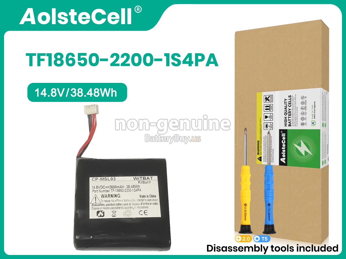 battery for Marshall TF18650-2200-1S4PA