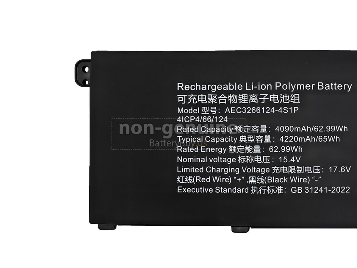 battery for Mechrevo AEC3266124-4S1P