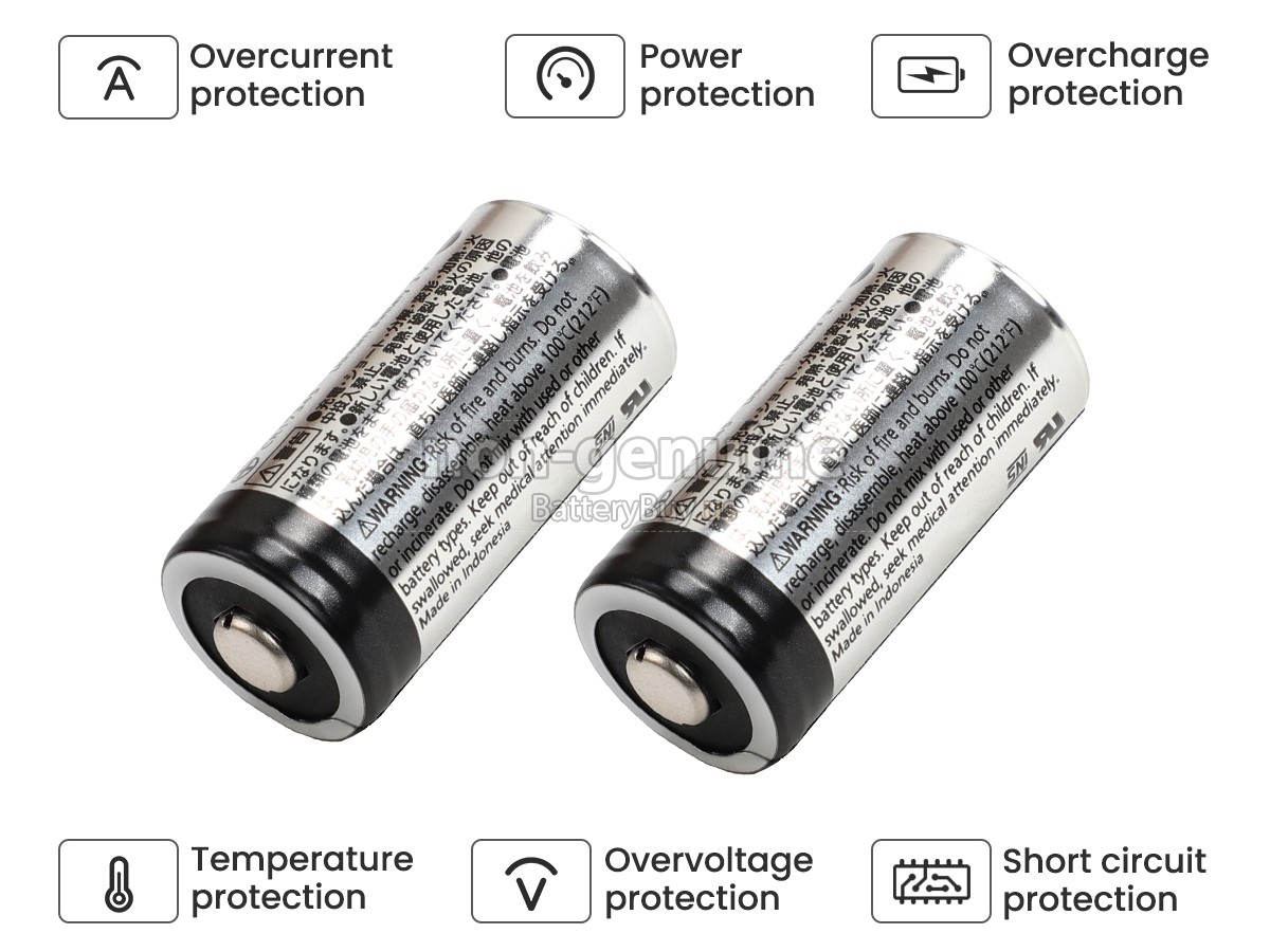 battery for Panasonic CR123A
