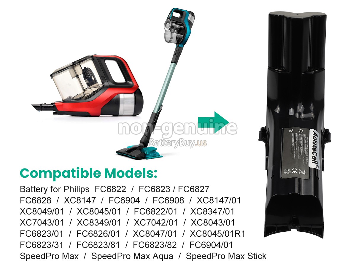 battery for Philips XC8047/01