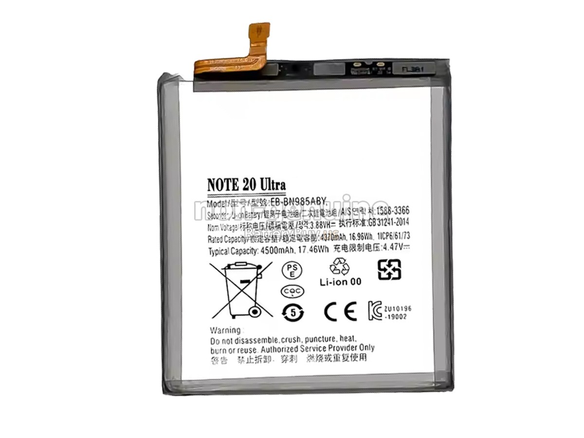 battery for Samsung NOTE 20 ULTRA 5G