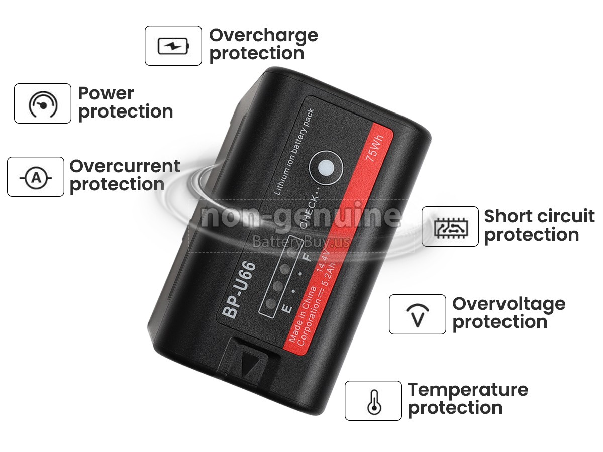 battery for Sony BP-U60