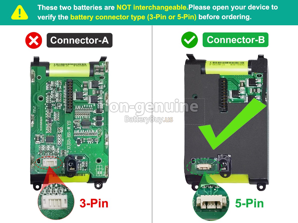 battery for SUPOR SP003WS-6S
