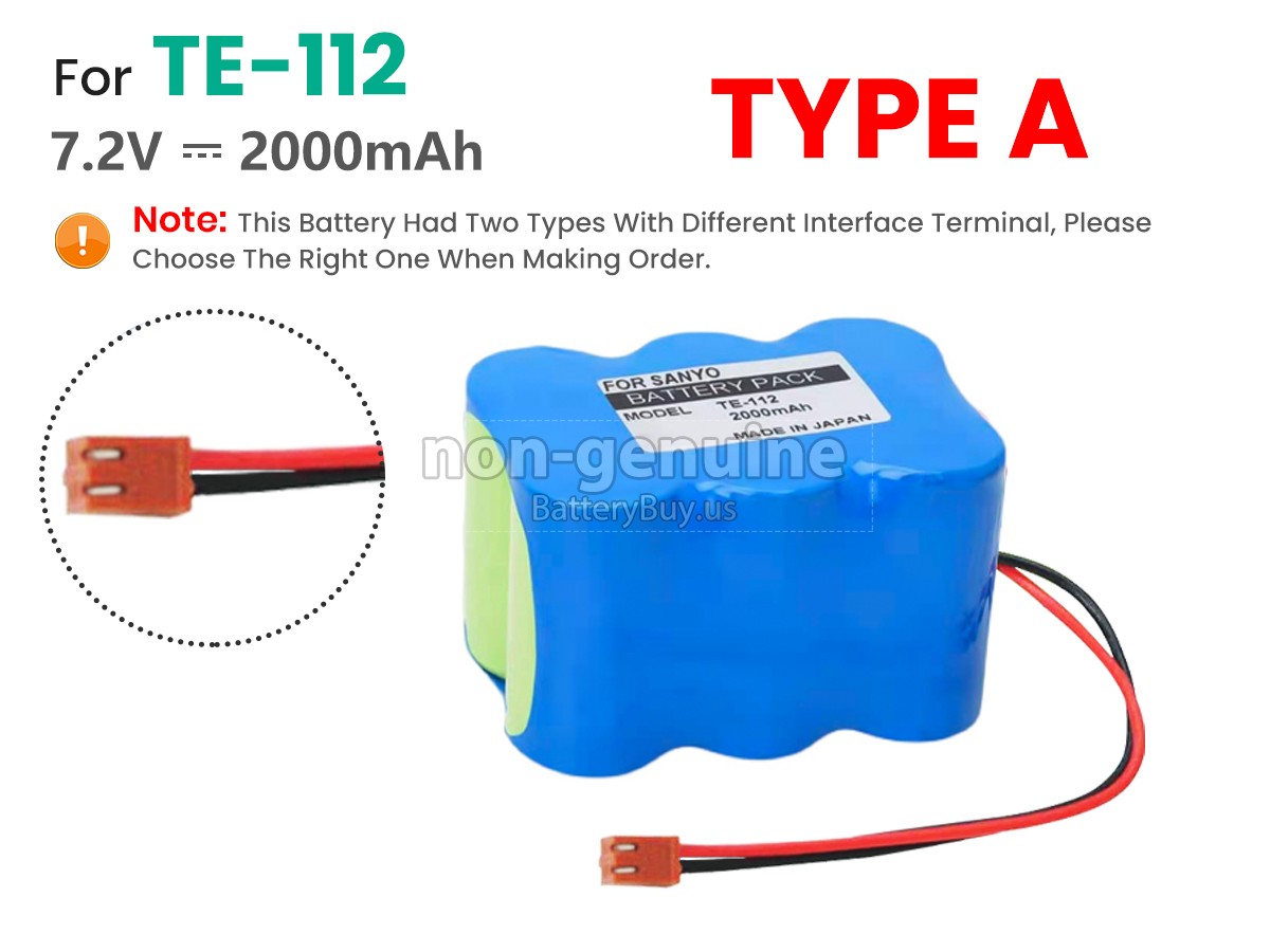battery for Terumo TE-112