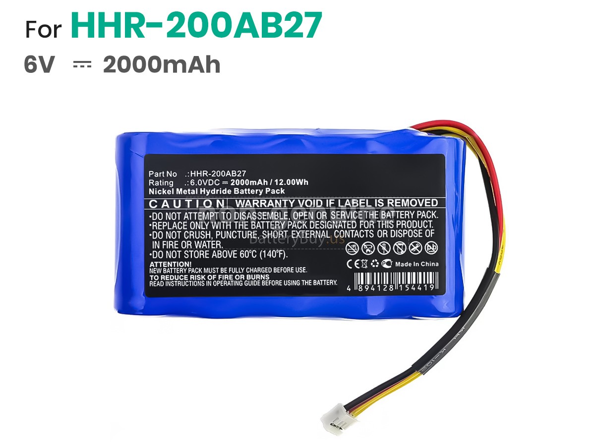 battery for Testo HHR-200AB27