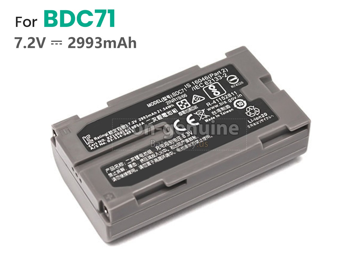 battery for Topcon 3D LAYOUT NAVIGATOR LN-150