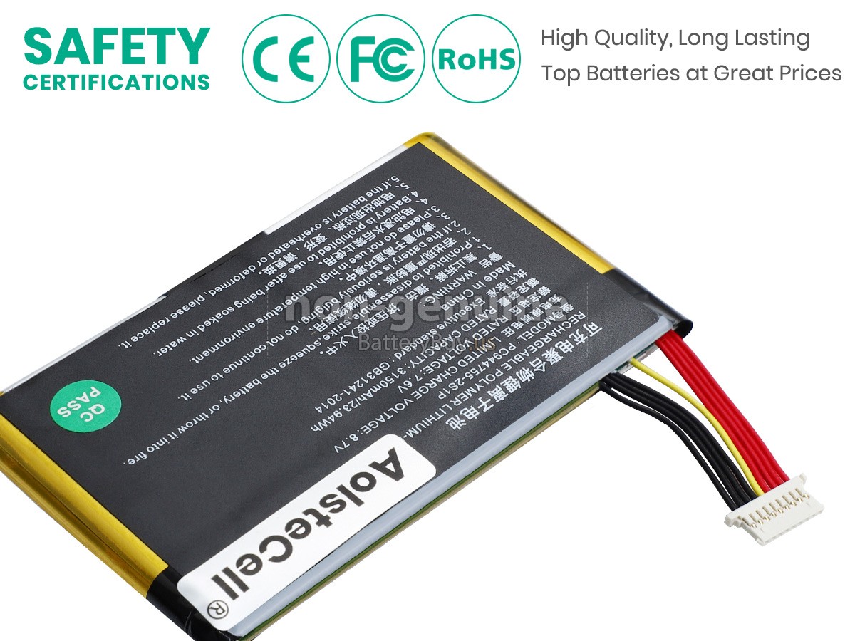 battery for Topdon AD800BT