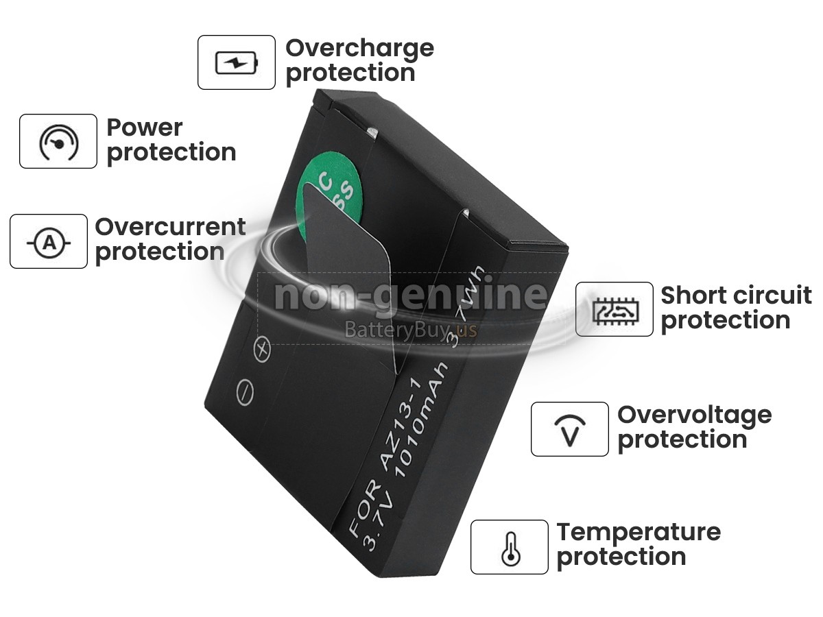 battery for Xiaomi YI XIAOYI AZ13-1