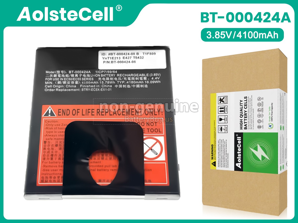 battery for Zebra EC55AK-21B242-NA EC55
