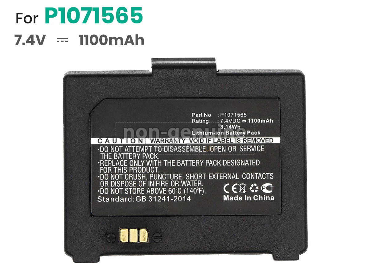 battery for Zebra P1070125-008