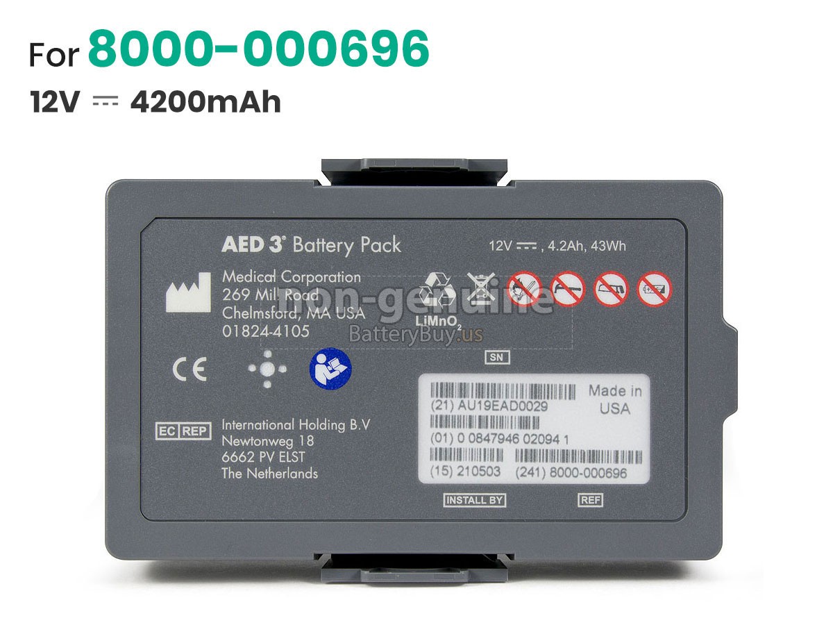 battery for ZOLL AED 3